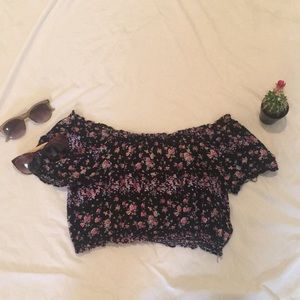 H&M divided off the shoulder top